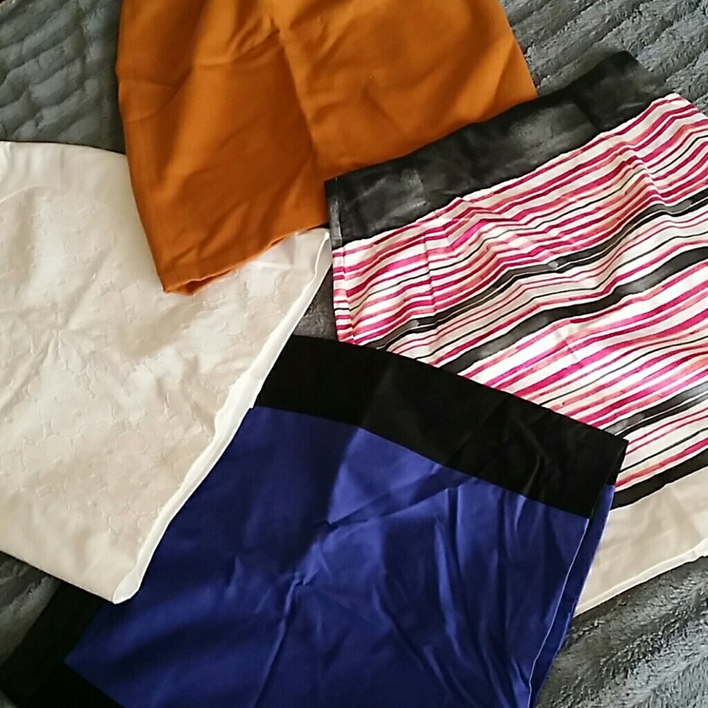 4 skirt bundle CLAIBORNE/WORTHINGTON sz. 12